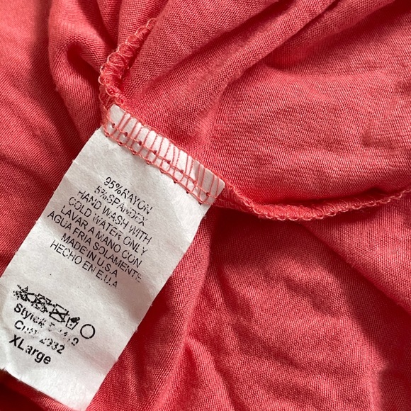 Pink Blush Off Shoulder Ruffle Trim Maxi Dress XL - Picture 5 of 6